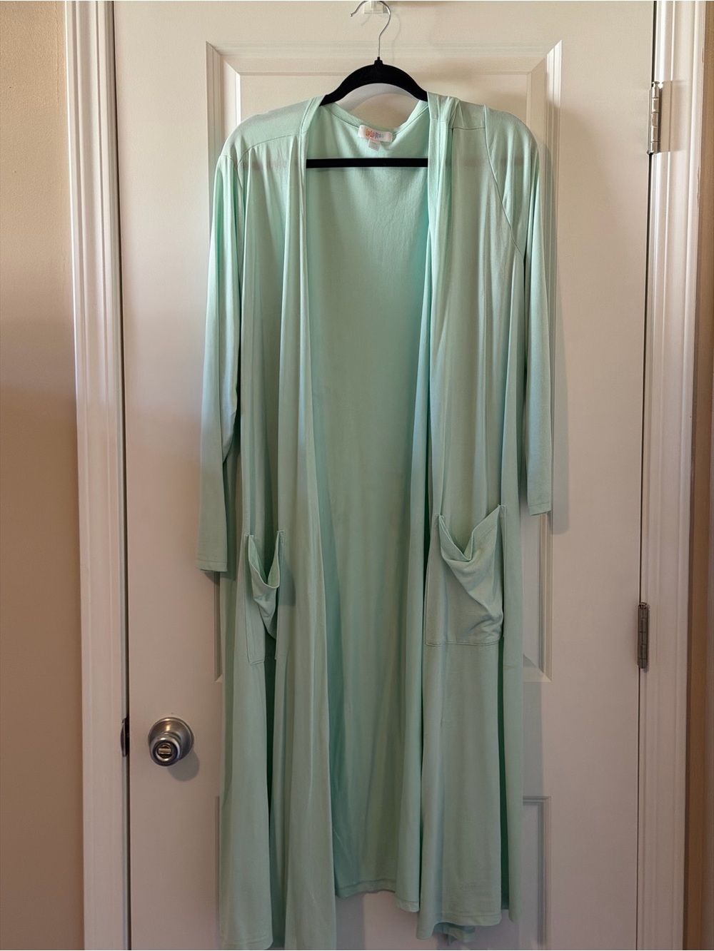 LuLaRoe Soft Mint Open-Front Duster Robe